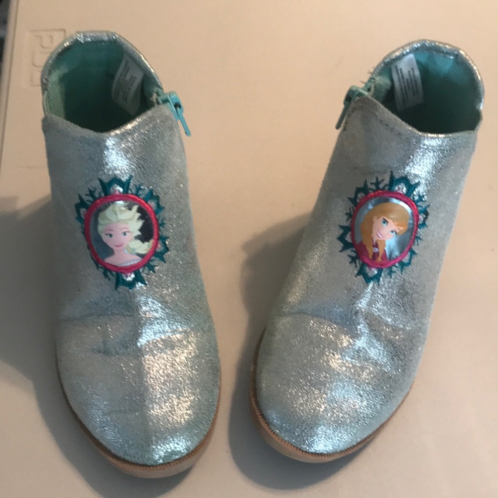 Frozen booties (size 10) girls
